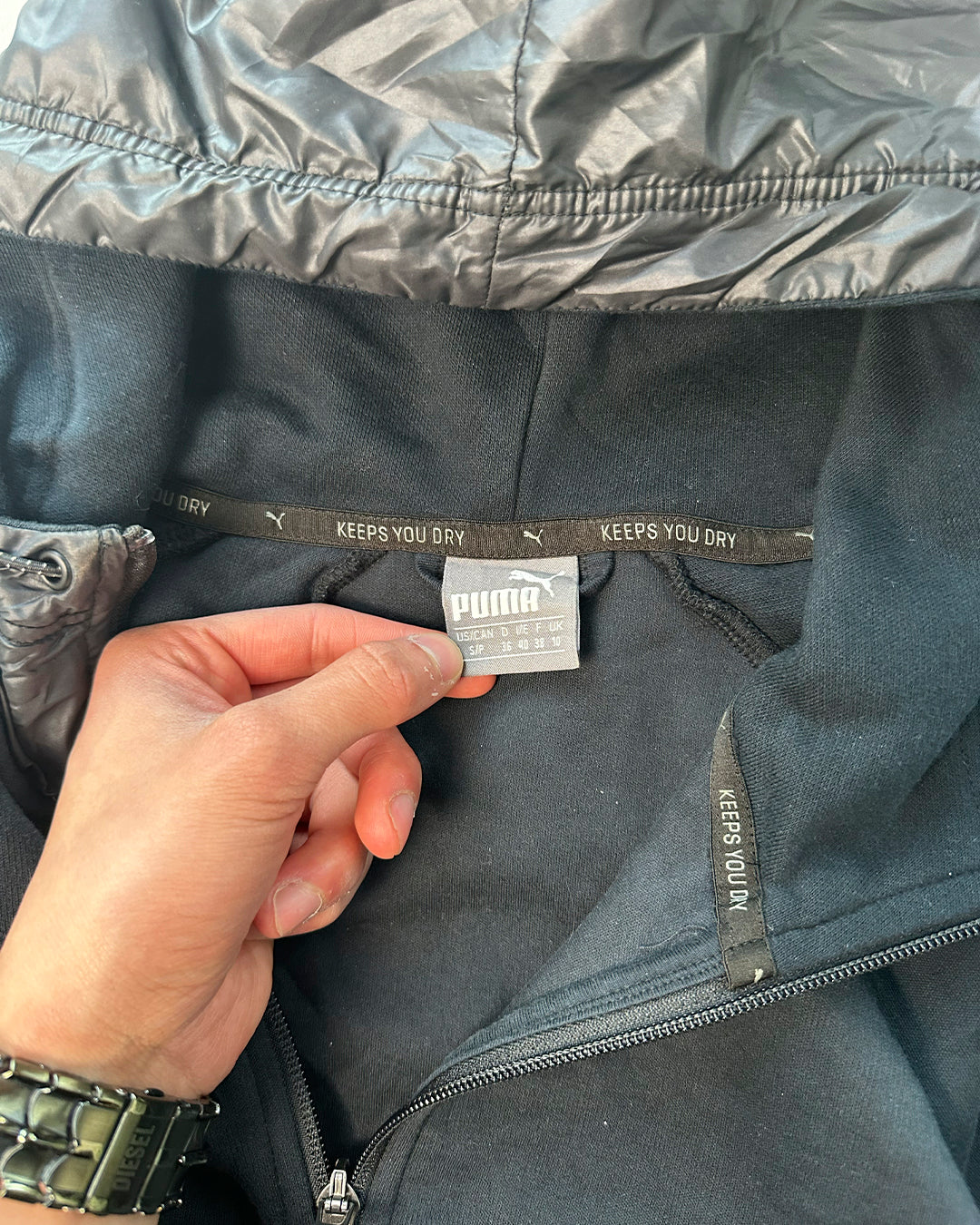 Puma Cropped Technical Zip Hoodie