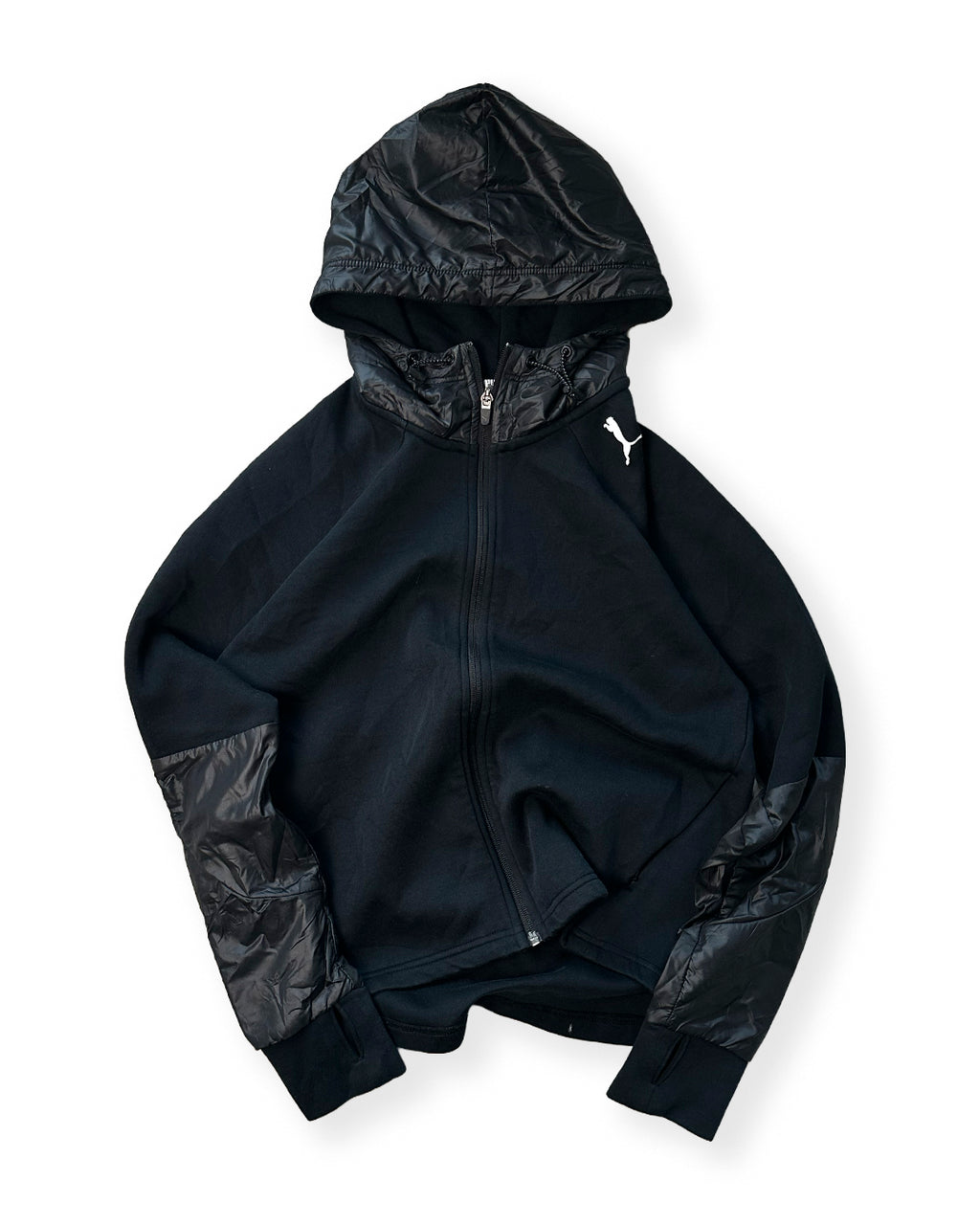 Puma Cropped Technical Zip Hoodie