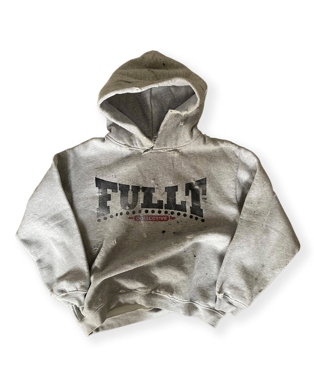 FULLT Collective Distressed Logo Hoodie