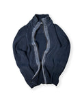RIBBED ZIP UP SWEATER